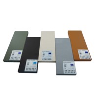 Panneaux de panneaux de particules MDF mélaminés pour cuisine moderne, stratifié plastique PVC imperméable à grain de bois, épaisseur personnalisée 18/22 mm