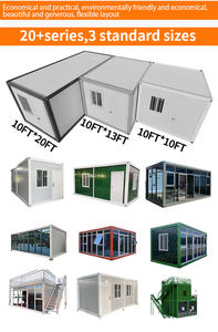 Edificio de Oficina Móvil Modular de 20 pies a Bajo Precio, Casa Contenedor Prefabricada Plegable y Portátil con Baño - Product Image 3