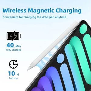 Lápiz Óptico Activo con Logotipo Personalizado <span class=keywords><strong>para</strong></span> <span class=keywords><strong>iPad</strong></span>, Reemplazo del Lápiz de 2.ª Generación, Punta de POM Reemplazable, 10 Horas de Duración de la Batería, Carga Inalámbrica - Product Image 4