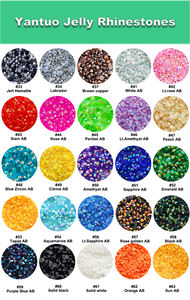 <span class=keywords><strong>JAYO</strong></span> Petgolesale 75 Colfilamentmm Crystal Stones Rhinestone Jelly Resin Rond écologique Flatback 4mm 5mm 6mm pour imprimante 3D - Product Image 6