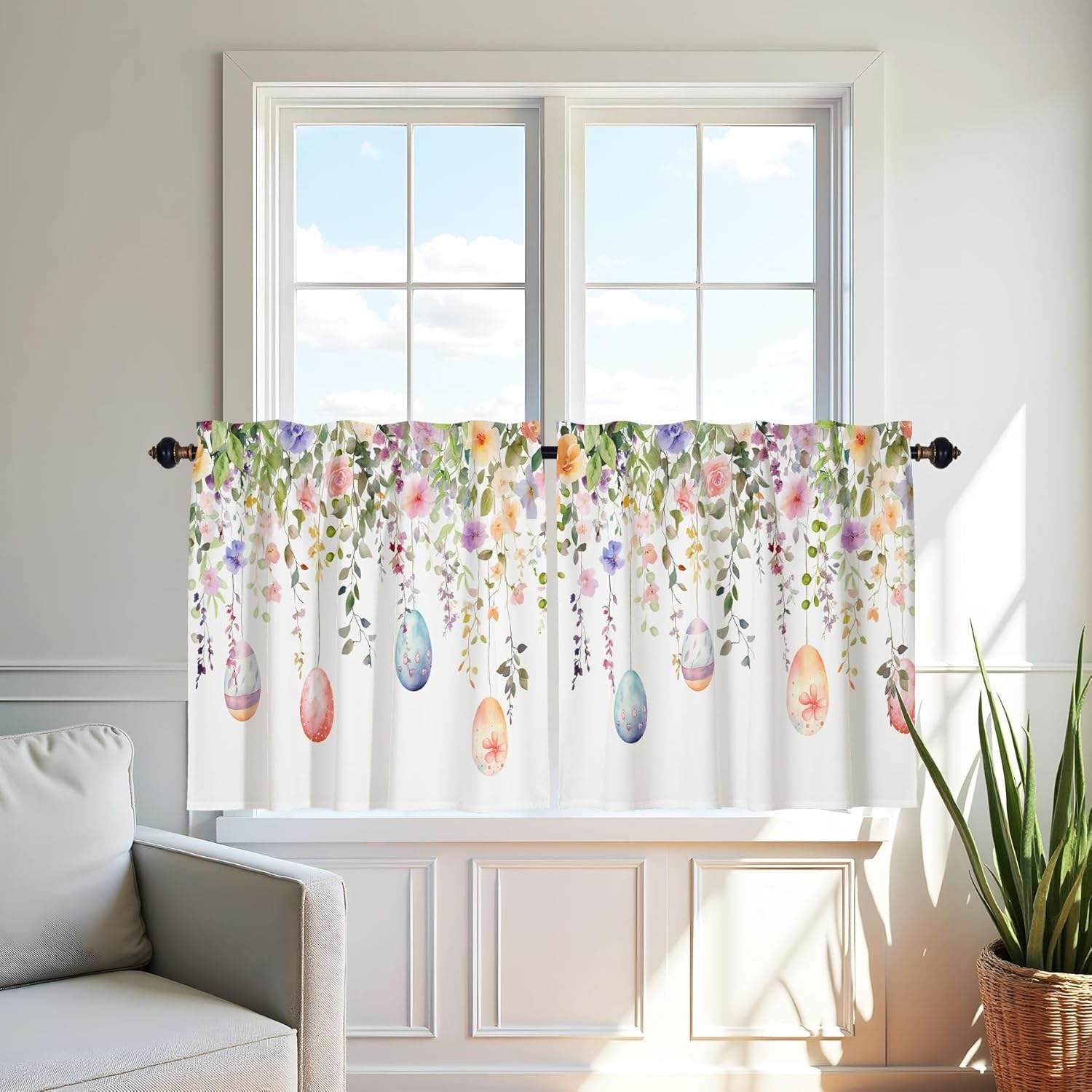 Spring Floral Easter Egg