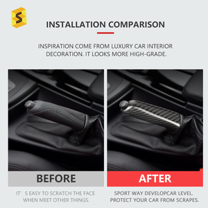 F20 F21F22 F23คาร์บอนไฟเบอร์อุปกรณ์ตกแต่งรถยนต์อะไหล่เบรกมือสำหรับ BMW - Product Image 4
