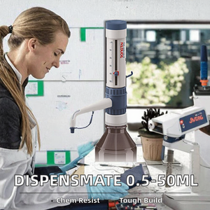 Distributeur de laboratoire à fixation sur flacon 0,5-5ml/1-10ml/2,5-25ml/5-50ml DispensMate en plastique, excellente résistance chimique, RONGTAI, 1 an - Product Image 2