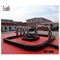 Parcours d'obstacles gonflable en PVC durable, non toxique, protégé contre les UV, facile à installer et de taille personnalisable pour l'aventure en plein air