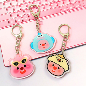 Llavero con Colgante de Imagen de Anime Personalizado, Diseño de Castor Pequeño, PVC, Bonito, para Mochila Escolar, Regalo de Alto Valor para Estudiantes - Product Image 4