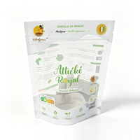 Maßgefertigter Biologisch Abbaubarer Mylar-Standbeutel mit Fenster Kompostierbare Verpackung für Organische Gesunde Natürliche Lebensmittel