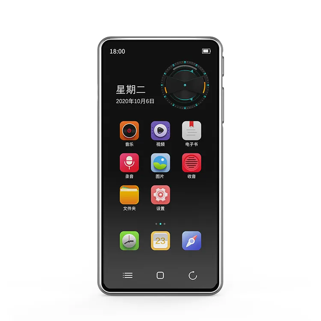 RUIZU H8 WIFI Android MP3 Player BT V5.0 Touch Screen 4.0inch 16GB Music Mp3 Player with Speaker,FM,E-book,Recorder