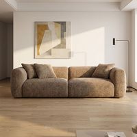 2026 Neues Design Modernes Luxus-Wohnzimmermöbel Vakuumkomprimiertes Hochdichtes Schaumstoff-Modulsofa mit Wolken-Schwamm-Effekt