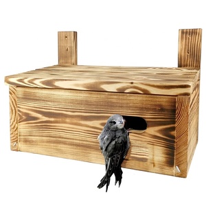 Caja de anidación para pared, para pájaros marineros, madera maciza, atornillada - Product Image 1
