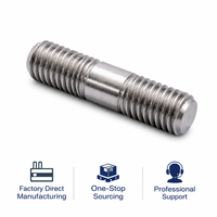 JIS B 1220 Stainless Steel Anchor Bolt Double End Threaded Rod SS Stud Bolt