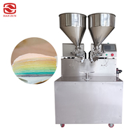 Nouvelle machine entièrement automatique pour la décoration de gâteaux d'anniversaire, la distribution de confettis, la glaçage et l'épandage de glaçage, avec écran tactile et haute efficacité
