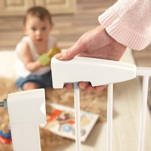 Barrière de sécurité pour <span class=keywords><strong>escalier</strong></span>, barrière de sécurité pour bébé, barrière de sécurité pour couloir, barrière de sécurité automatique rétractable magnétique extra large, barrière de sécurité pour enfant - Product Image 3