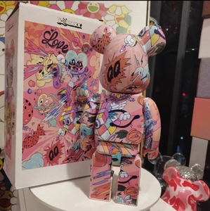 ชุดระบายสี DIY ตุ๊กตาหมีเปล่าสีขาว Bear Bricks 400% ขนาด 28 ซม. ของเล่น <span class=keywords><strong>Kwa</strong></span> สำหรับเด็ก ตกแต่งบ้าน - Product Image 3