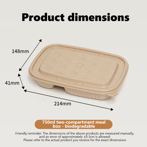 <span class=keywords><strong>2025</strong></span> bán chạy nhất mô hình phân hủy sinh học trấu dùng một lần ăn trưa hộp thực phẩm bao bì nhựa hộp - Product Image 5