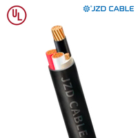 JZD UL Listed 600V Conductor de cobre PVC + Aislamiento de nailon Funda de PVC 3 + 1 Núcleo 4 + 1 Tipo de núcleo Cable de alimentación de control de bandeja de TC-ER