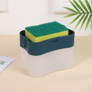 Dispensador de Jabón Líquido Multifuncional de Plástico PP con Soporte para Esponja de Cocina, Venta al Por Mayor - Product Image 3