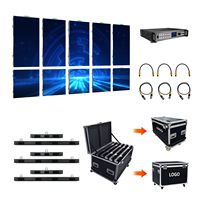 Pantalla LED de Alquiler para Escenarios P3.91, Exterior, 500x500mm, Gabinete de 4000nits, Resistente al Agua, Pantalla de Fondo para Conciertos y Eventos