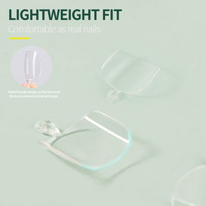 Nailpop Toe Nail Tips Artificiel Acrylique Clair <span class=keywords><strong>Manucure</strong></span> 12 Tailles Couverture Complète Transparent Ongles Outils De Beauté <span class=keywords><strong>Pied</strong></span> Nail 120pcs - Product Image 3