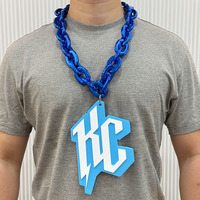Chaîne de collier personnalisable en mousse EVA avec logo des Eagles de Philadelphie, pendentif de mode