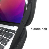 Housse antichoc étanche EVA pour ordinateur portable 13 15 pouces étui de protection à coque rigide avec double fermeture éclair pour Macbook Pro