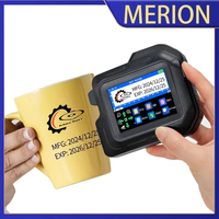 Mini Impresora Portátil de Etiquetas de Inyección de Tinta de 12.7mm, Tinta de Secado Rápido, Funciona con Batería, para Botellas de Plástico, Fecha, Código QR, Logotipo, Codificación
