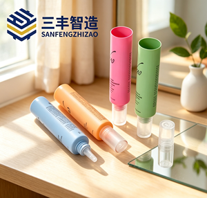Custom Logo LDPE Essential Oil Cosmetic Tubes with Dropper Screw Cap 30ml <b>Matte</b> Finish Offset Printing - Product Image 2
