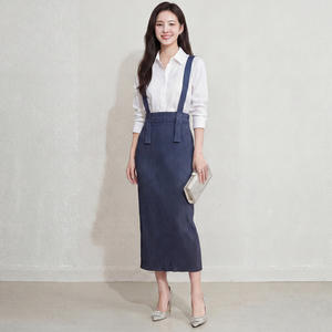 กระโปรงพลีทสไตล์เกาหลีแบบลำลอง  รักษ์โลก ระบายอากาศได้ดี ความยาวปานกลาง เอวธรรมชาติ สีดำ  แบบมีสายรัด  สำหรับผู้หญิง  เสื้อผ้าขายส่ง - Product Image 2