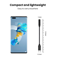 Adaptateur de câble audio USB C vers prise jack 3,5 mm EONLINE, câble pour écouteurs, prise jack 3,5 mm pour Huawei P20 Xiaomi Mi 10