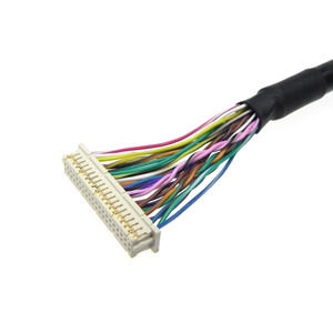 Fabrieksdirect aangepaste LVDS-kabel DF20-30DS-1C naar FI-X30HL 30-pins 1,0 mm pitch connector kabel, aangepaste draaddikte & kleur - Product Image 3