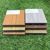 Facile à installer et à remplacer, terrasse en bois composite solide, co-extrusion, planches de terrasse en composite WPC, revêtement de sol