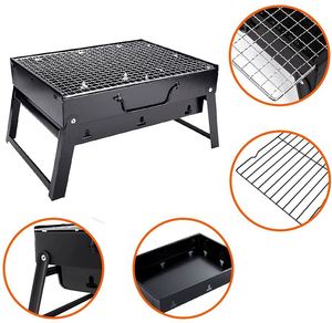 Barbecue portable léger pour le camping, la randonnée et les pique-niques, cuisson en plein air, barbecue pliable au charbon de bois - Product Image 4