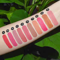 Brillant à lèvres de maquillage hautement pigmenté de marque privée Ensemble de crayon à lèvres brillant à lèvres rose clair de marque privée avec kit de doublure