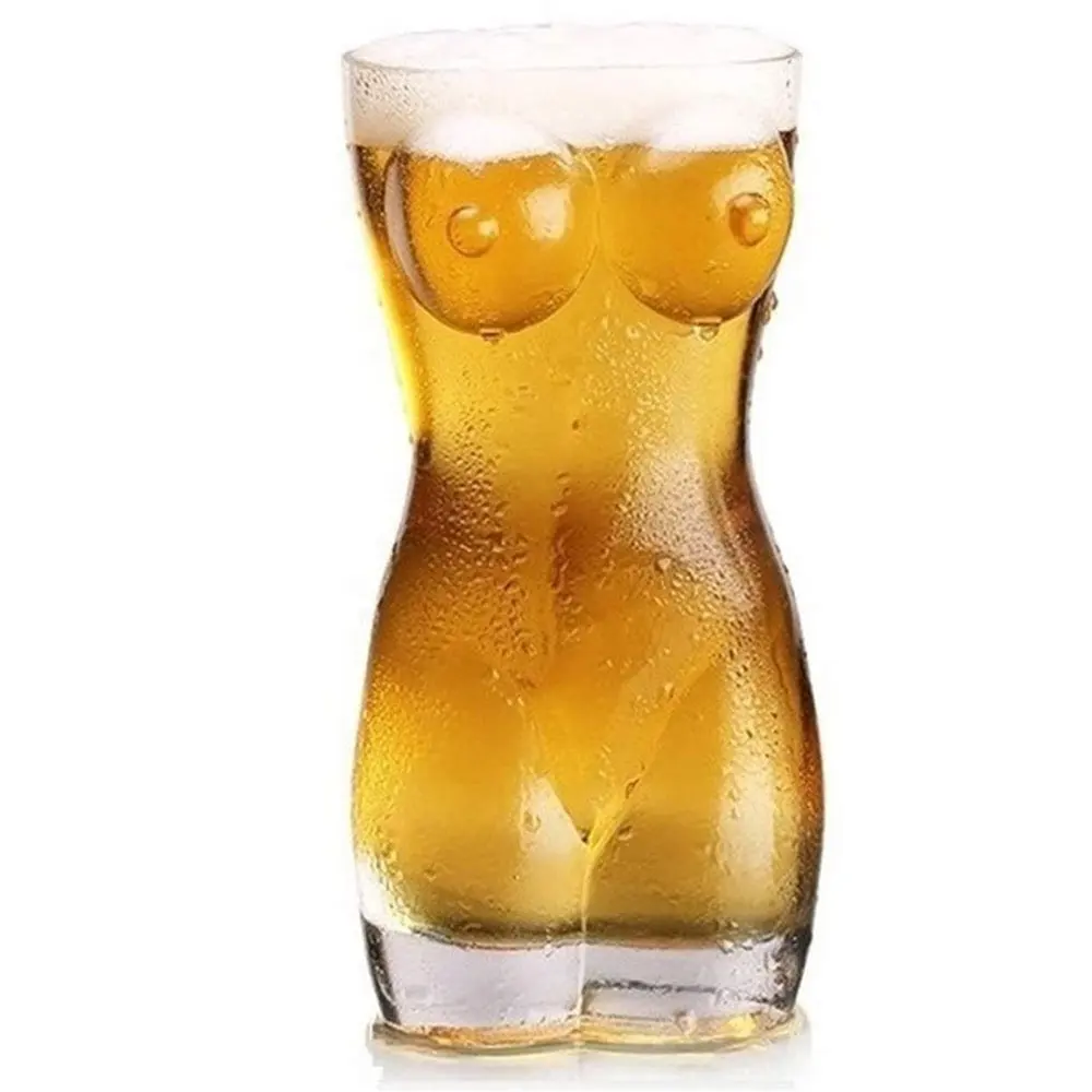 Samyo klasik kristal sapsız kadeh Brews kupası özel farklı boyutlarda preslenmiş kadın vücut şekli al yapımı bira bardağı <span class=keywords><strong>kupa</strong></span>