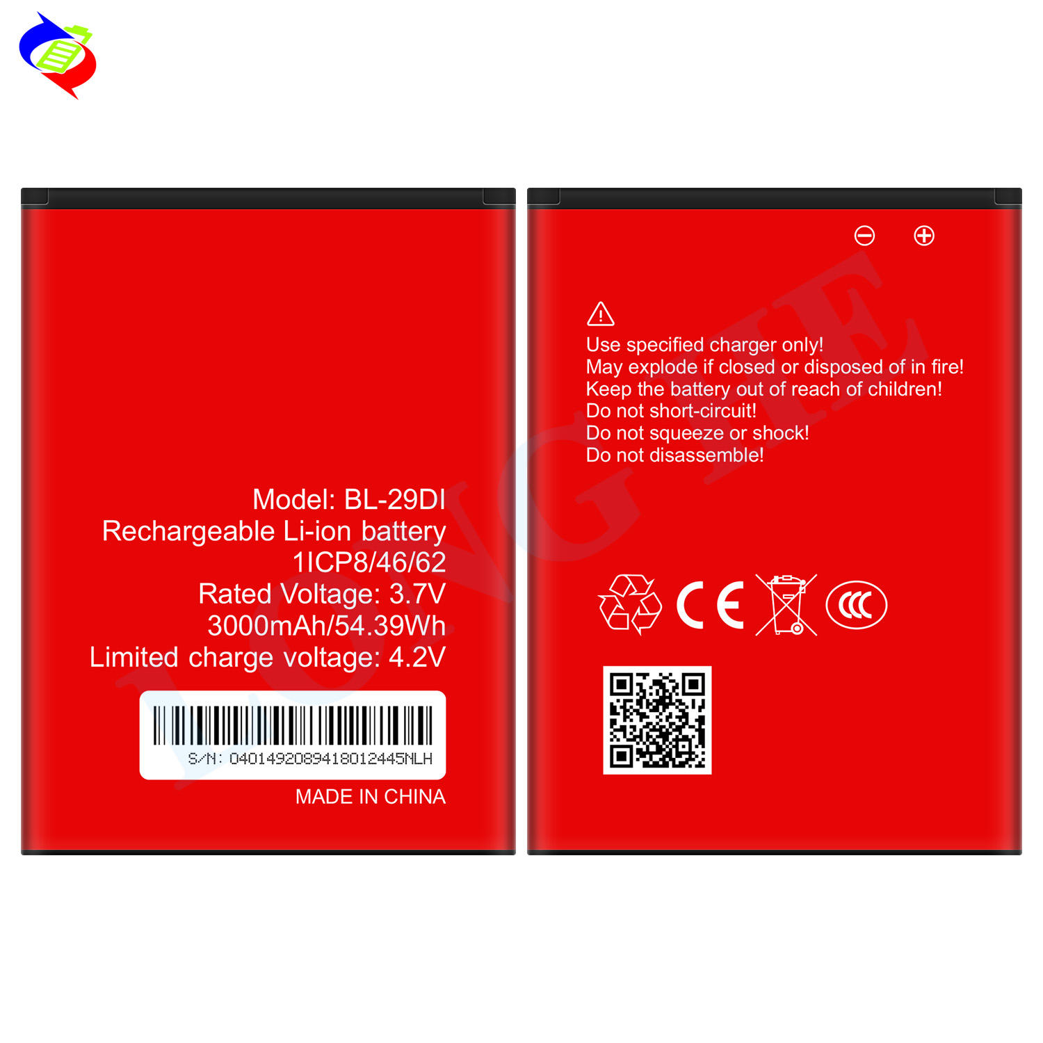 BL-29Di 3000MAh OEM Baterai Ponsel Li-ion untuk Itel A14 Max Batteira