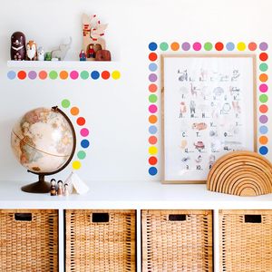 Nhãn dán chấm màu tròn Nhãn mã hóa vòng tròn chấm bi nhãn dán cho nhãn áp phích lịch, Bộ chấm màu - Product Image 6