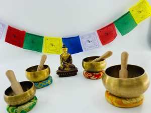 ชามร้องเพลงตีมือทิเบตสำหรับการทำสมาธิเสียงความสงบสุขและความรักเครื่องชามโยคะสติทำในอัตราขายส่ง - Product Image 2