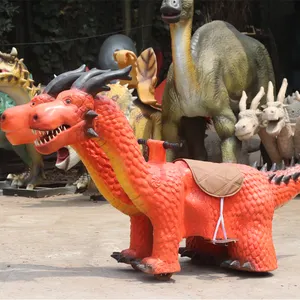 Dino ride, dinosaurio robótico realista, alta calidad