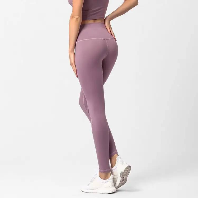 Pantalon en Spandex pour femme, pantalon de Yoga Sexy, extensible, chaud, violet, mode, Legging côtelé