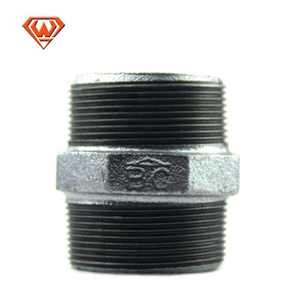 Nhúng nóng mạ kẽm đen dễ uốn sắt phụ kiện đường ống núm vú gi sắt dễ uốn phụ kiện đường ống cho hệ thống ống nước - Product Image 6