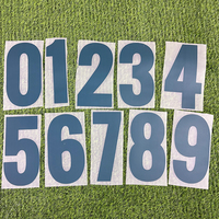 Numéro de maillot de football personnalisé, impression par transfert thermique, autocollant pour numéro de maillot de football, pour uniforme d'équipe