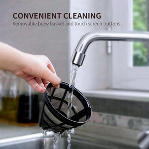 Tự động Expresso <span class=keywords><strong>Maker</strong></span> hộ gia đình màn hình cảm ứng tái sử dụng bộ lọc Cappuccino Latte cà phê <span class=keywords><strong>Maker</strong></span> - Product Image 4