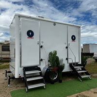 Vente flash : Remorque toilettes mobiles conforme aux normes UL et DOT, idéale pour les événements en plein air ou le camping