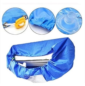 1-1.5HP <strong>AC</strong> Coil <strong>Cleaner</strong> <strong>Kit</strong> Waterproof Split Air Conditioning Cleaning Cover Bag with Drain Outlet Copper HVAC Fitting - Product Image 1