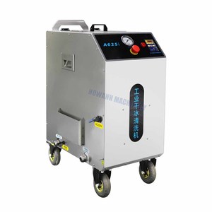 Kit Completo de Máquina de Limpieza con Hielo Seco con Pistola Rociadora y 5 Boquillas - Lanzador de Hielo Seco de Flujo Ajustable para Eliminación de Carbono - Product Image 1