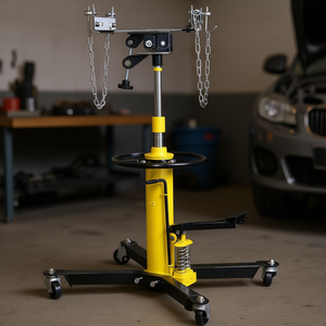 Cric de levage hydraulique rapide 0,75 tonne en acier à 2 étages avec rotation à 360 degrés pour réparation automobile - Product Image 2