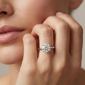 Top Selling Classic <b>Solitaire</b> Lab Grown Cushion Cut Diamond Halo <b>Ring</b> 1.5 Carat 925 Sterling <b>Silver</b> Wedding Party Anniversary - Product Image 6