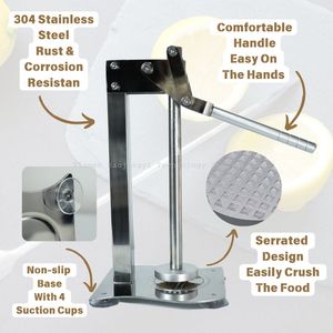 Presse-agrumes <span class=keywords><strong>manuel</strong></span> en acier inoxydable pour citrons et citrons verts - Appareil de cuisine facile à nettoyer - Product Image 6