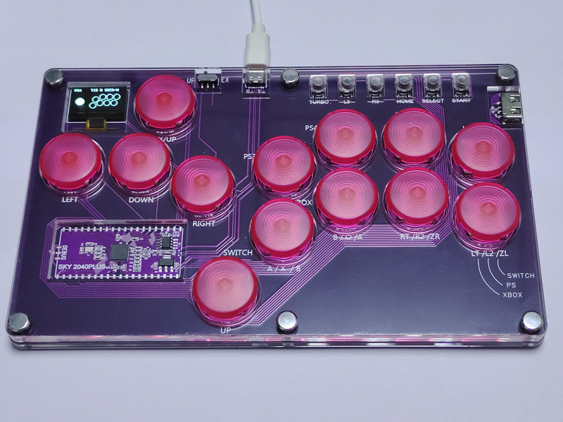 その他 SKY2040HITBOX SKY2040 Fighting Keyboard hitbox 13keys from Maker go on Tindie
