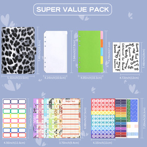 Quaderno A6 Creativo con Stampa Leopardata, a Fogli Mobili, con Chiusura a Cerniera - Edizione Regalo - <span class=keywords><strong>Libro</strong></span> per <span class=keywords><strong>il</strong></span> Budget e la Gestione del Contante - Product Image 4