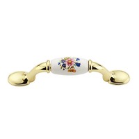 Poignées de tiroir de haute qualité fabriquées en Chine pour meubles, armoires de cuisine, placards, poignées en céramique classiques antiques